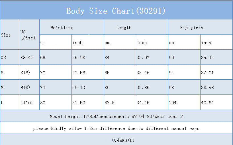 Slit denim High Waist long Skirt