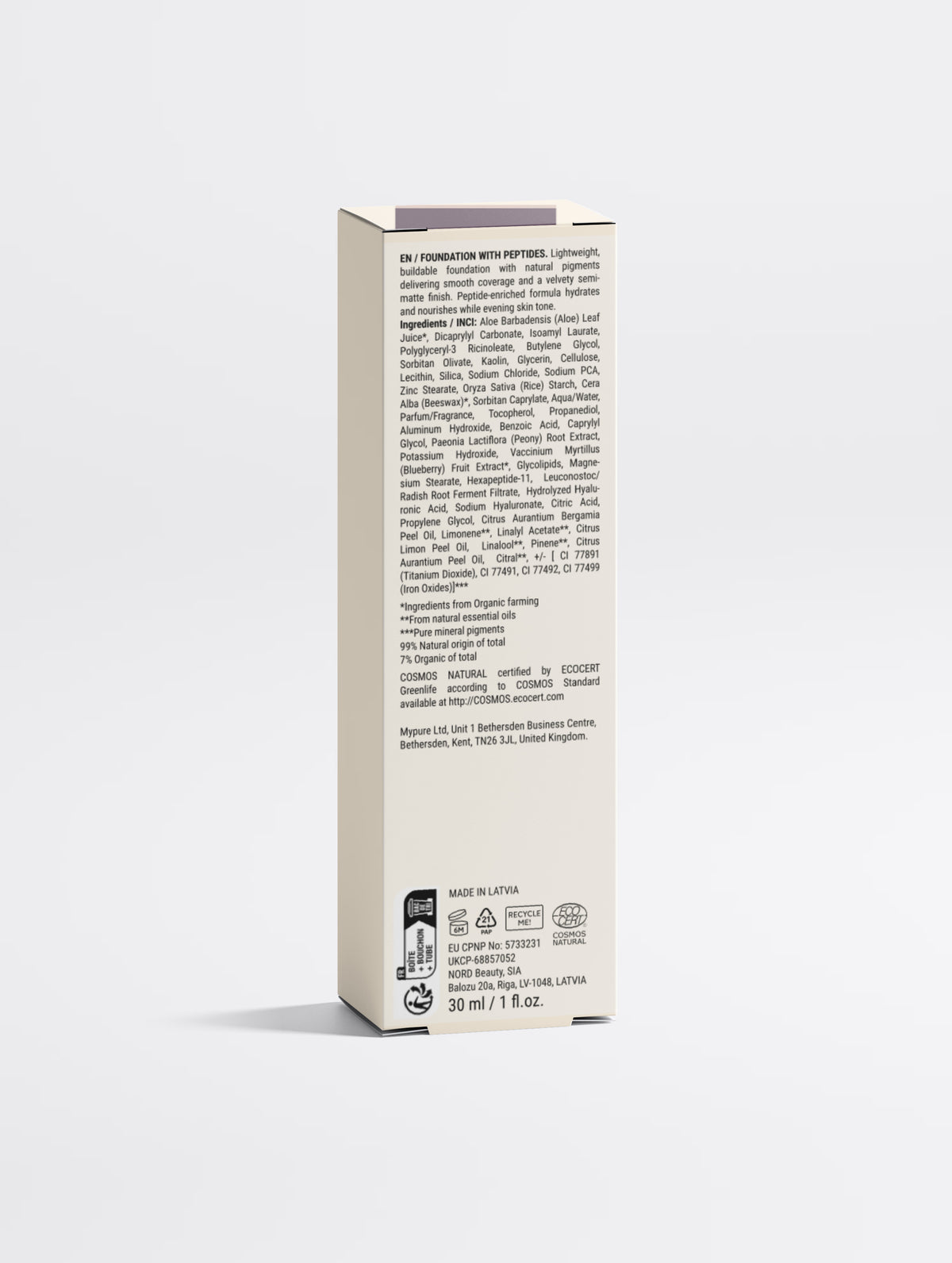 Foundation with Peptides, 50 Deep Cool