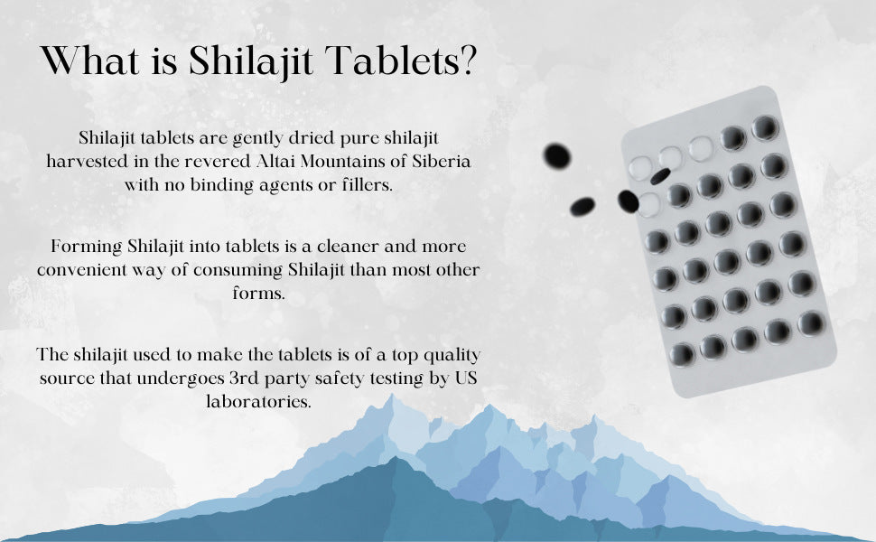 Shilajit Tablet Mineral Supplement