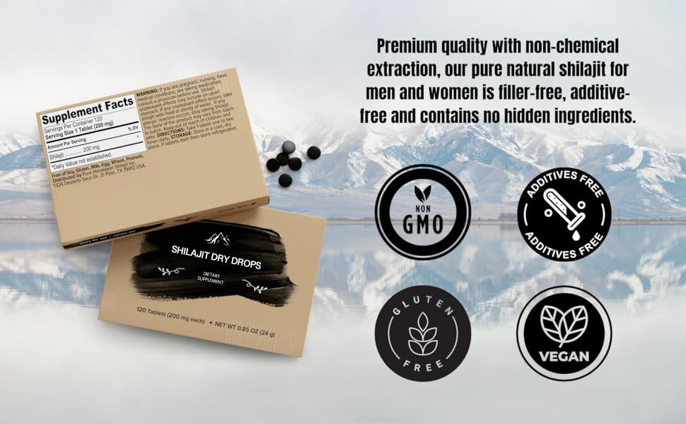 Shilajit Tablet Mineral Supplement