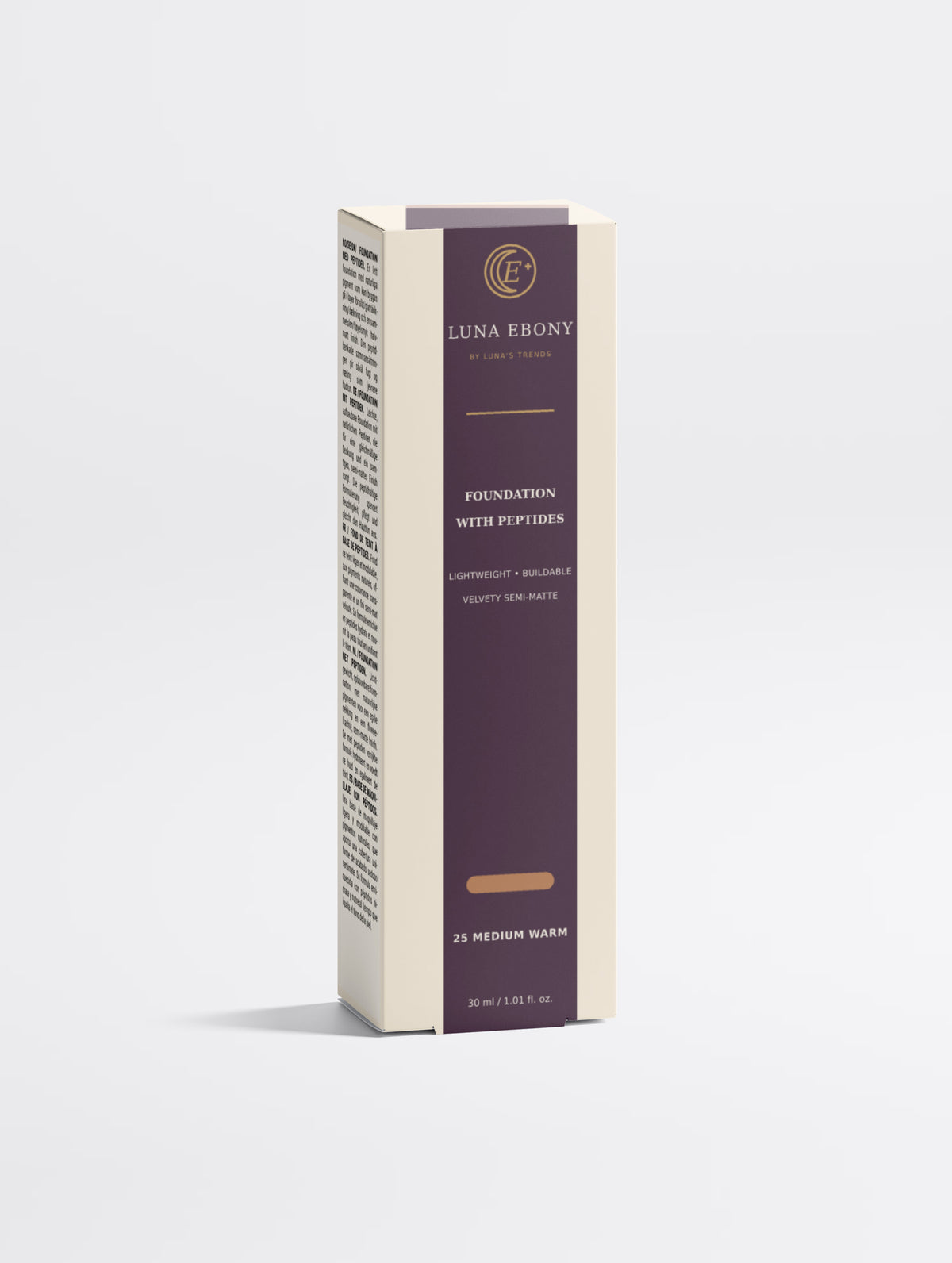 Foundation with Peptides, 25 Medium Warm